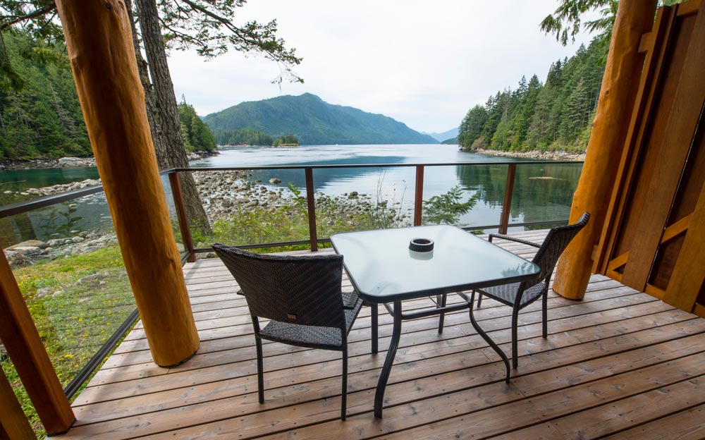 dent-island-cabin-balcony-view